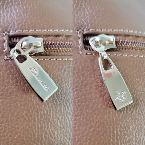 LANCETTI Y2K Brown Leather Shoulder Bag - Picture 11 of 16